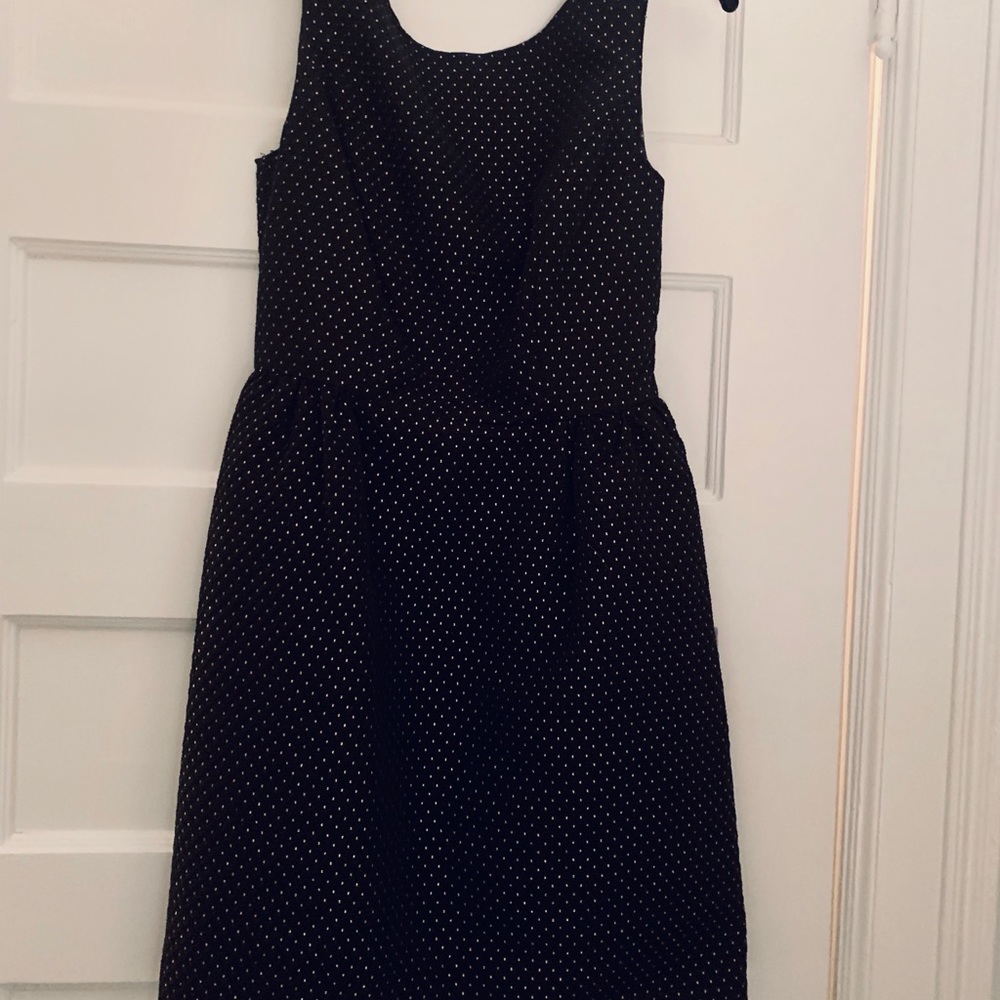 Gold & Black Bow back Cocktail dress!